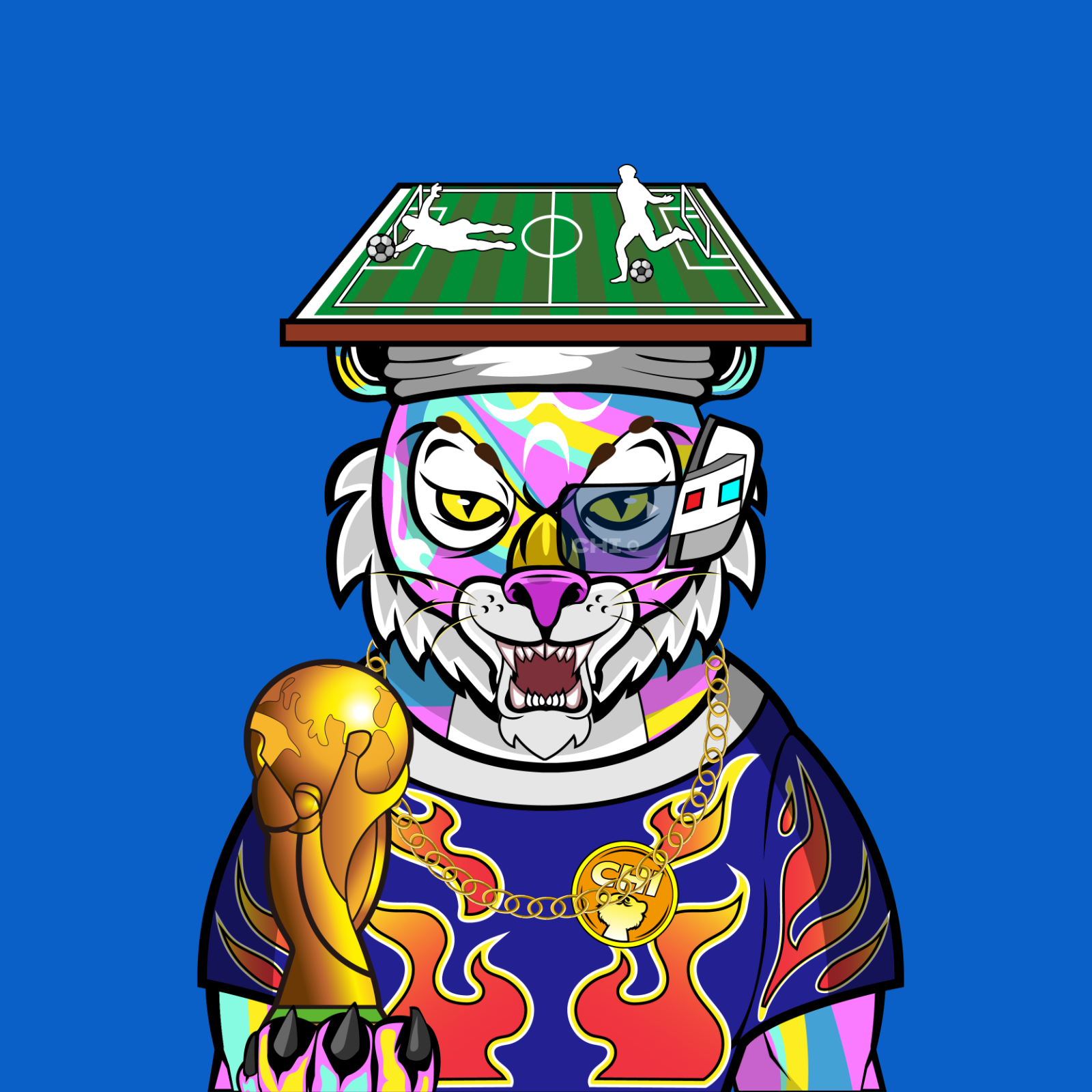 Football TigerChi #0058 NFT on Algorand