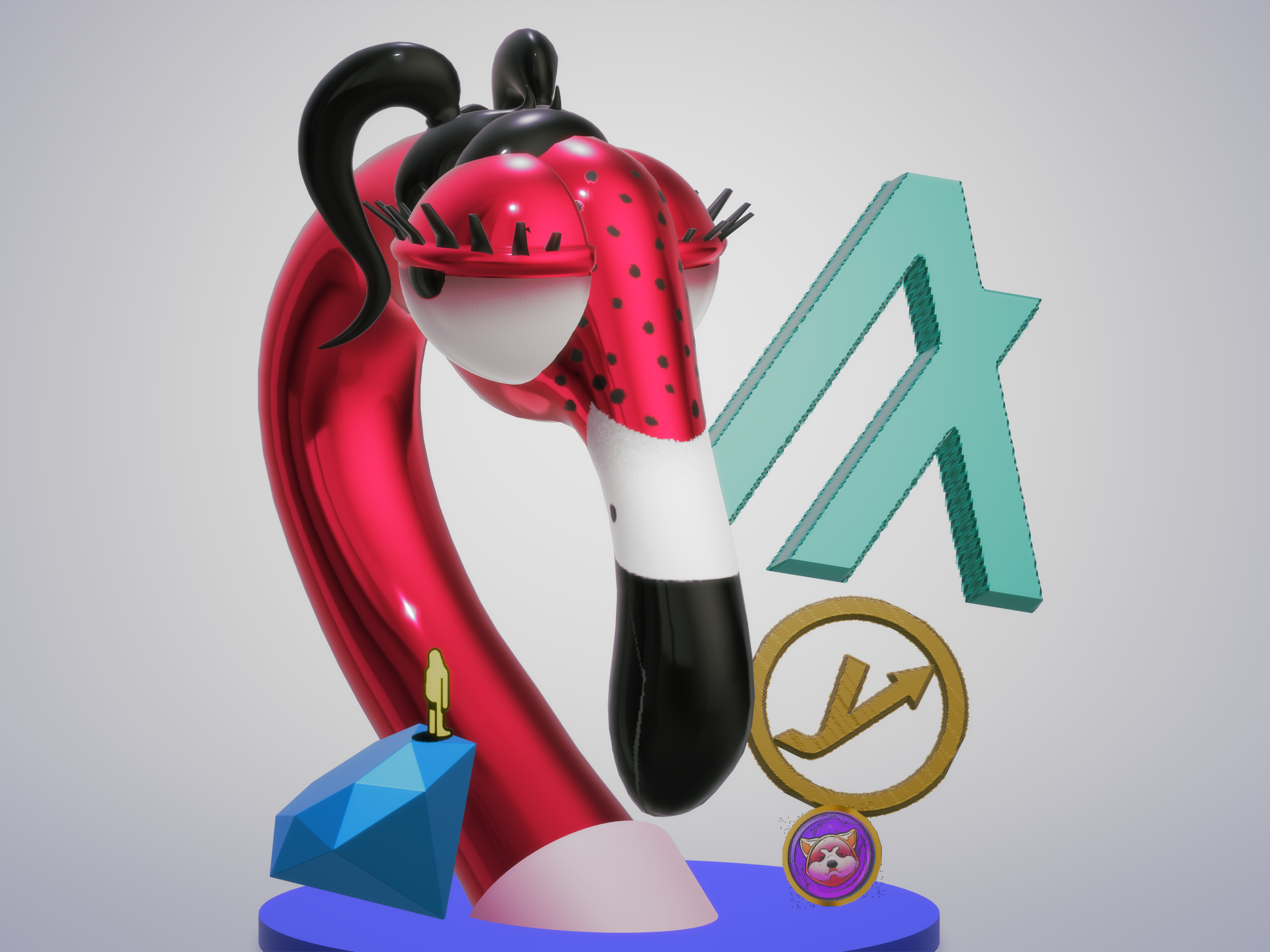 Bored Flamingo #71 NFT on Algorand