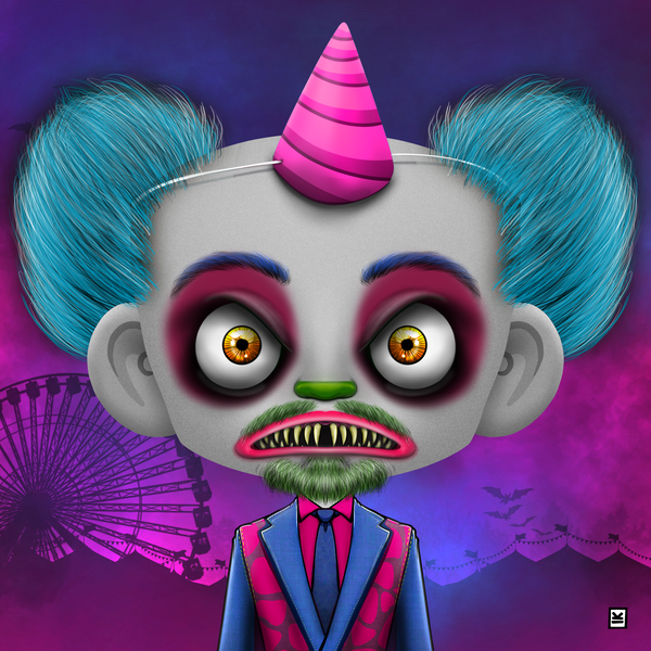 An image of Little Monsters - Clown #21