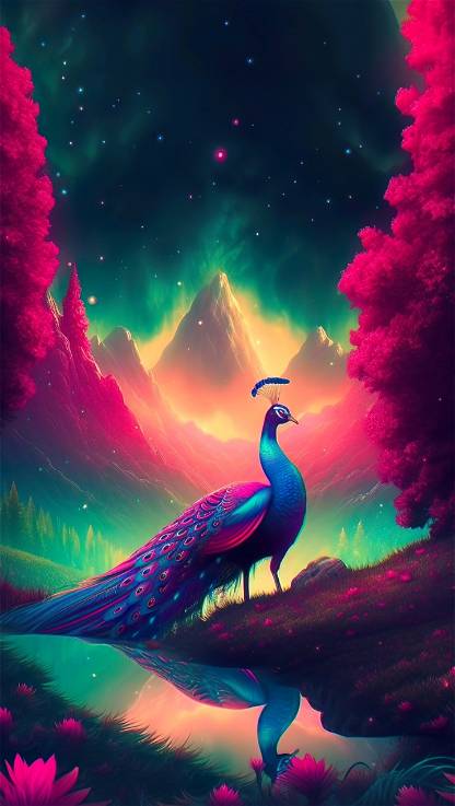 Wondrous Peacock