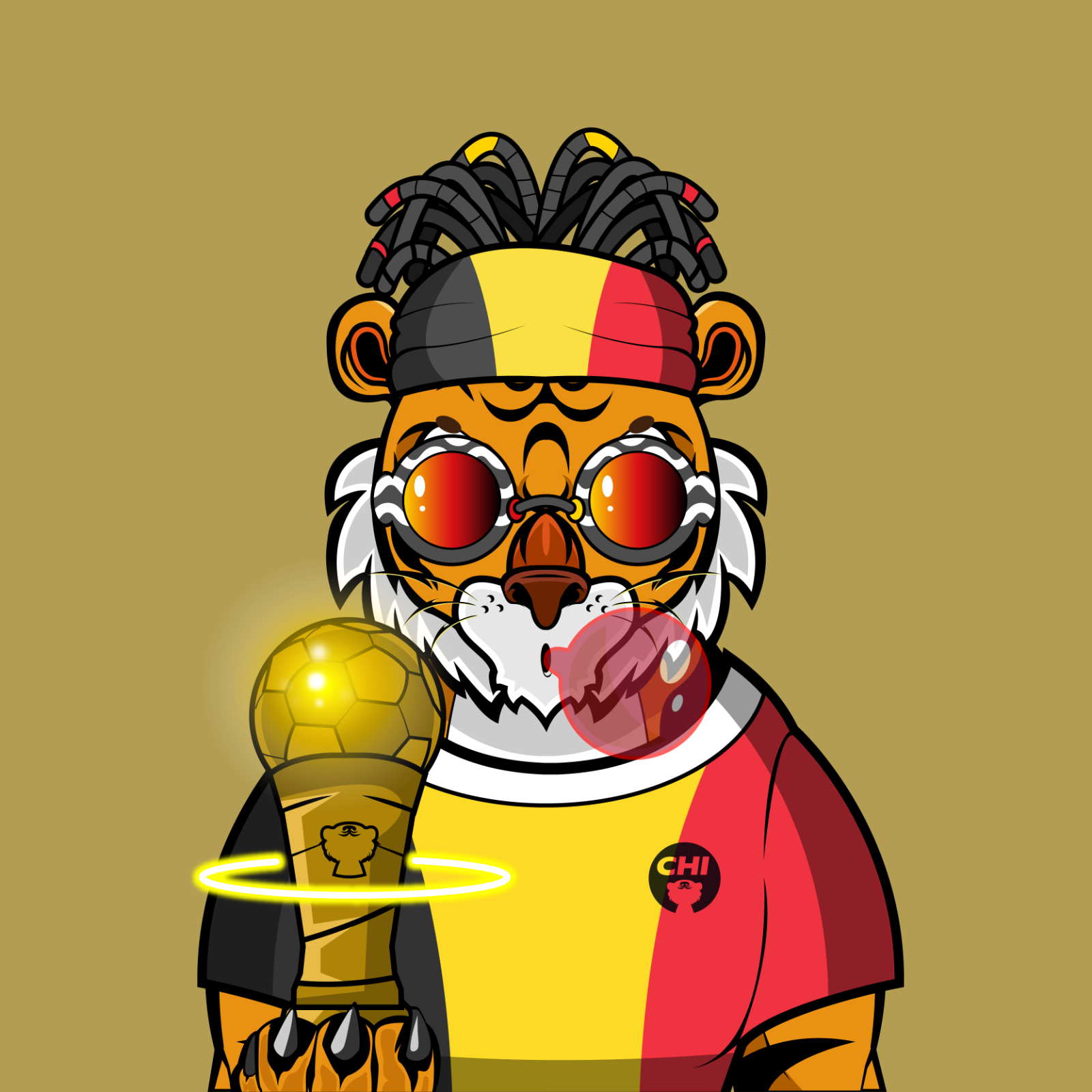 Football TigerChi #1017 NFT on Algorand