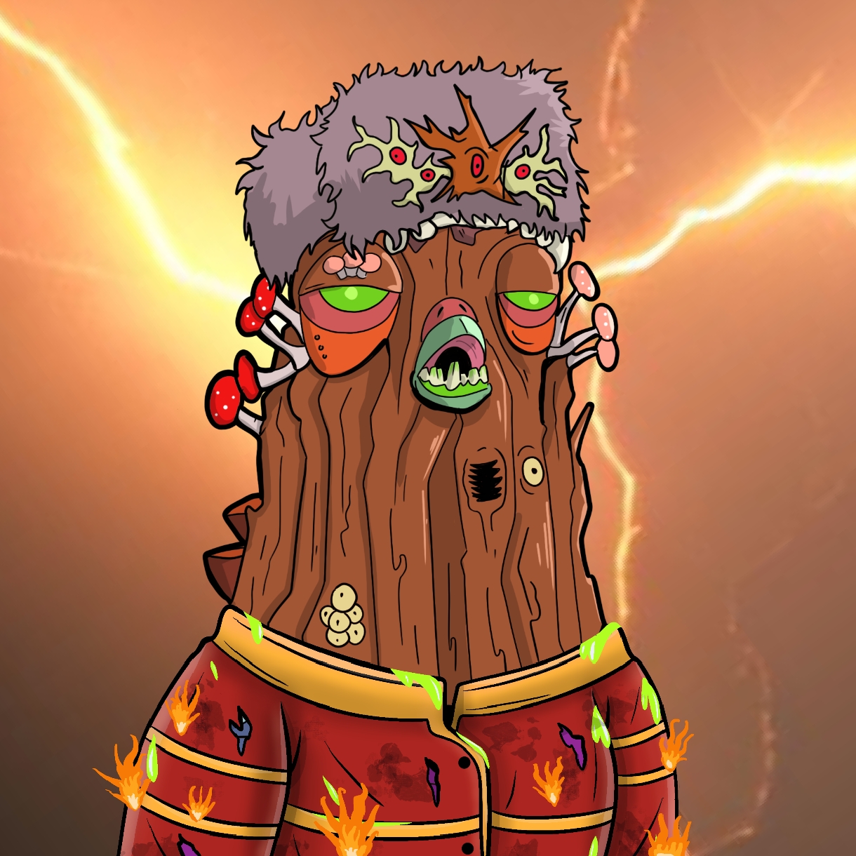 Mutant Ghetto Pigeon #138 NFT on Algorand