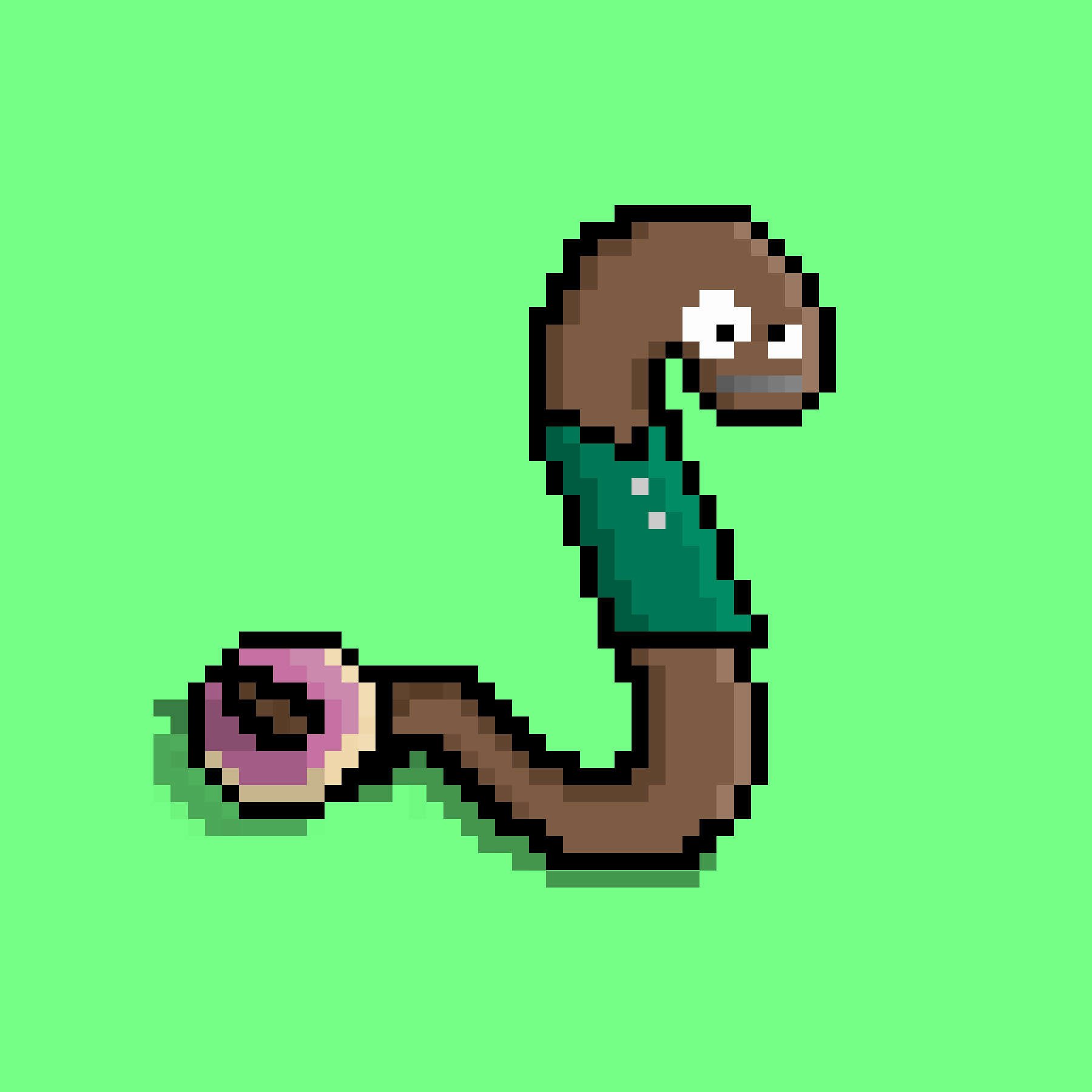 WORM #828 NFT on Algorand