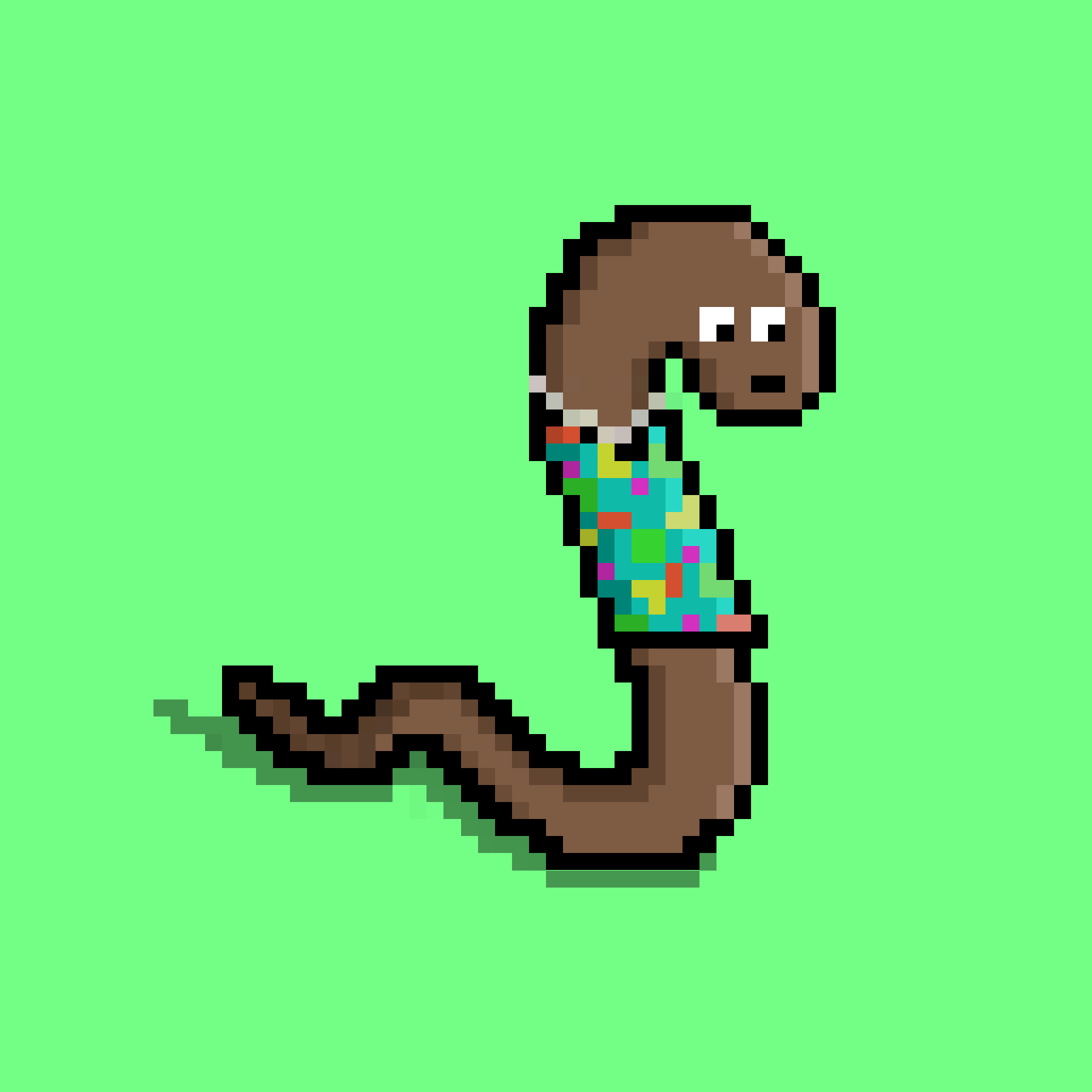 WORM #829 NFT on Algorand