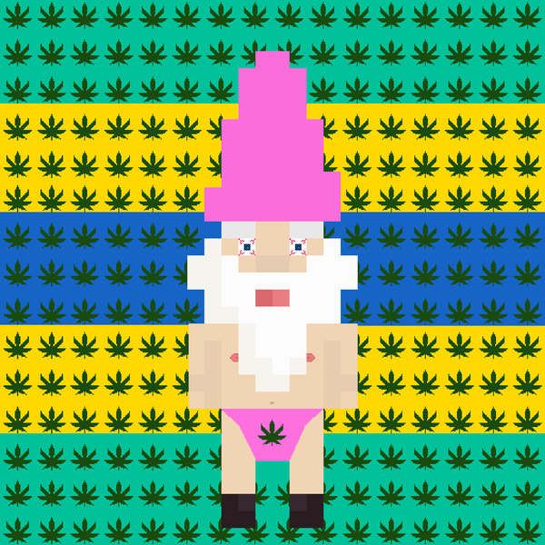 An image of Gnome 420 - Pink Panties