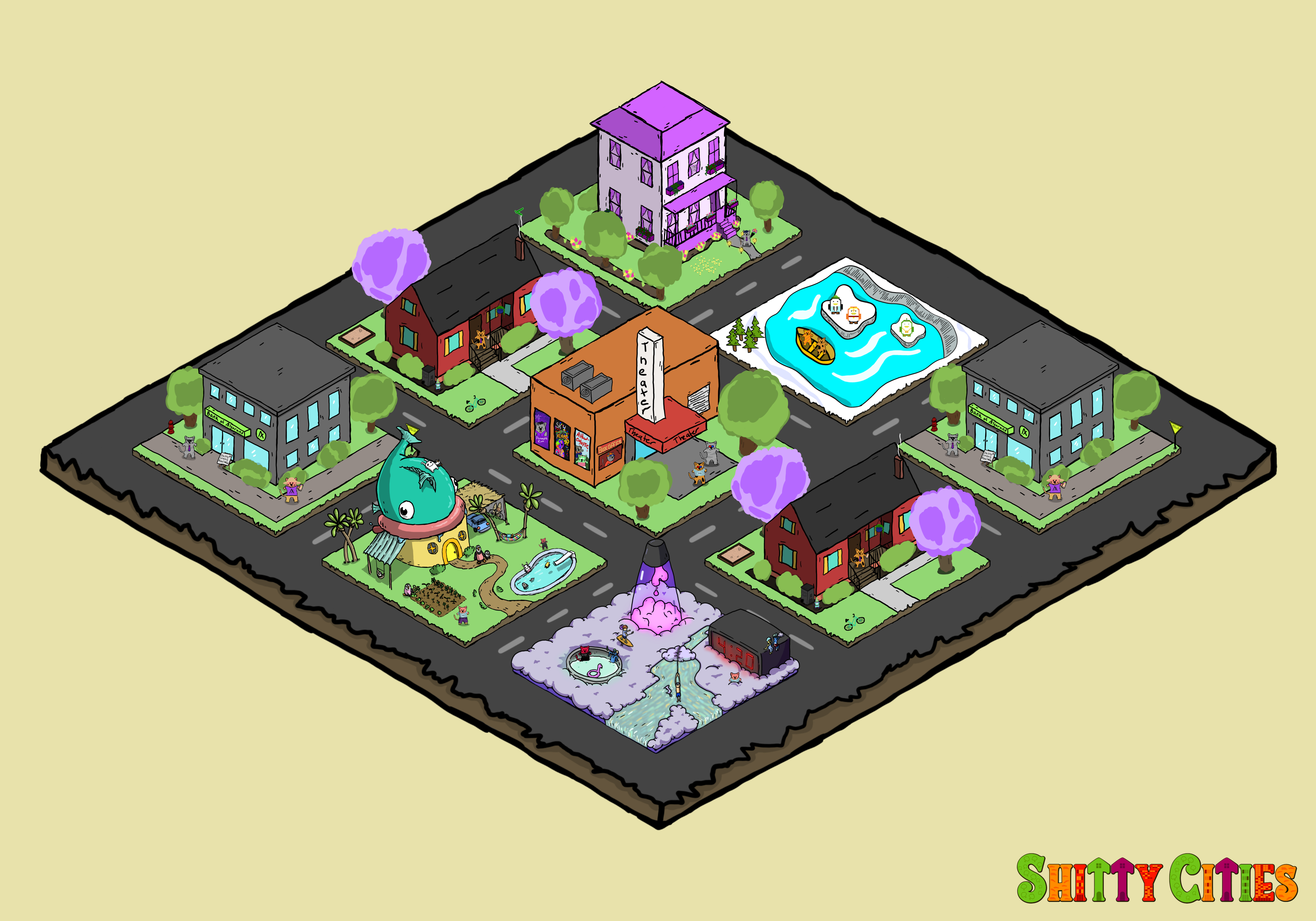 Shitty City #42 NFT on Algorand