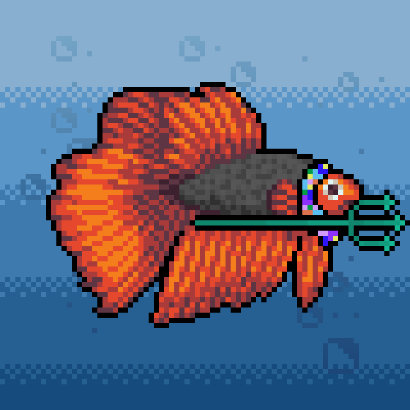 Fighting Fish #961 NFT on Algorand