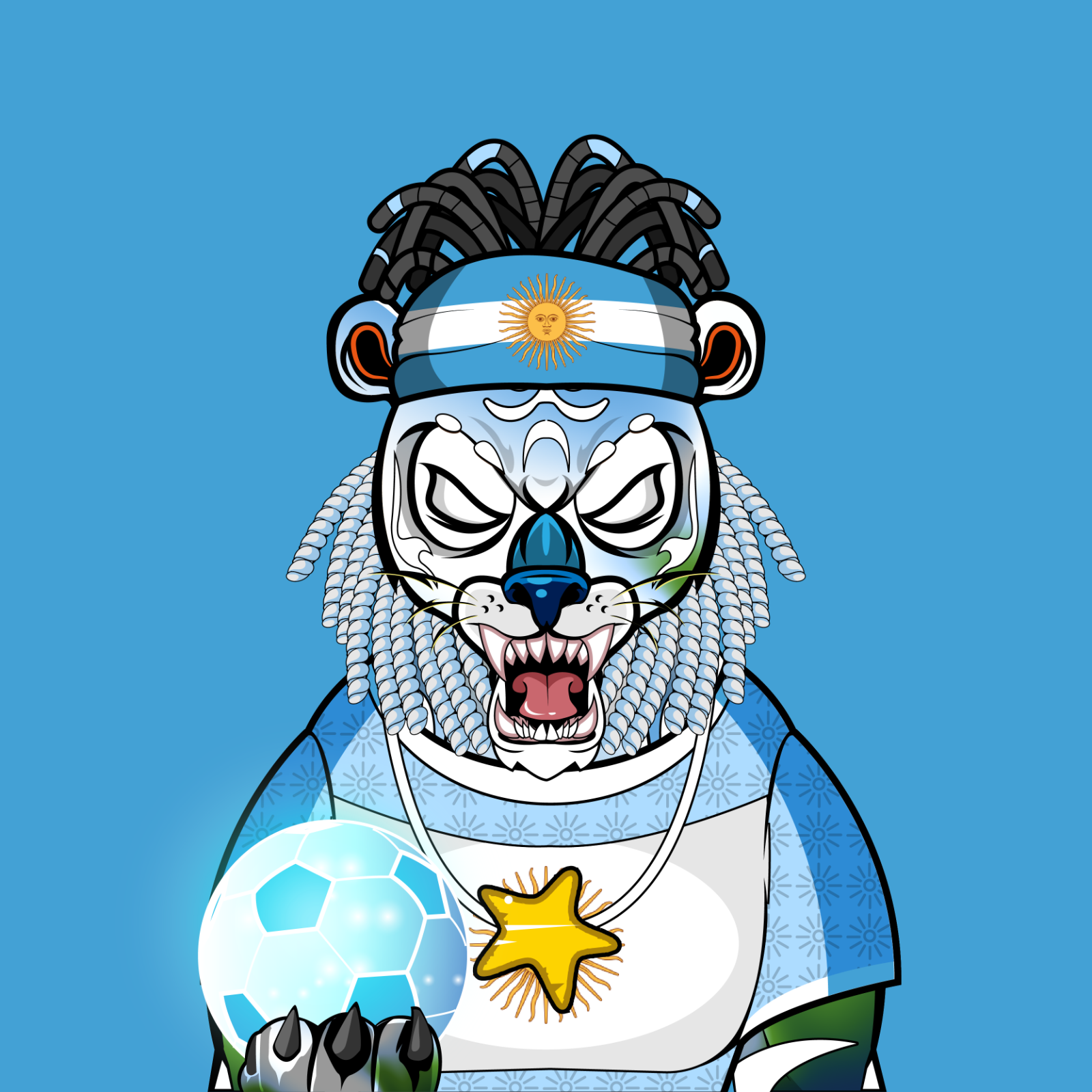 Football TigerChi #0173 NFT on Algorand