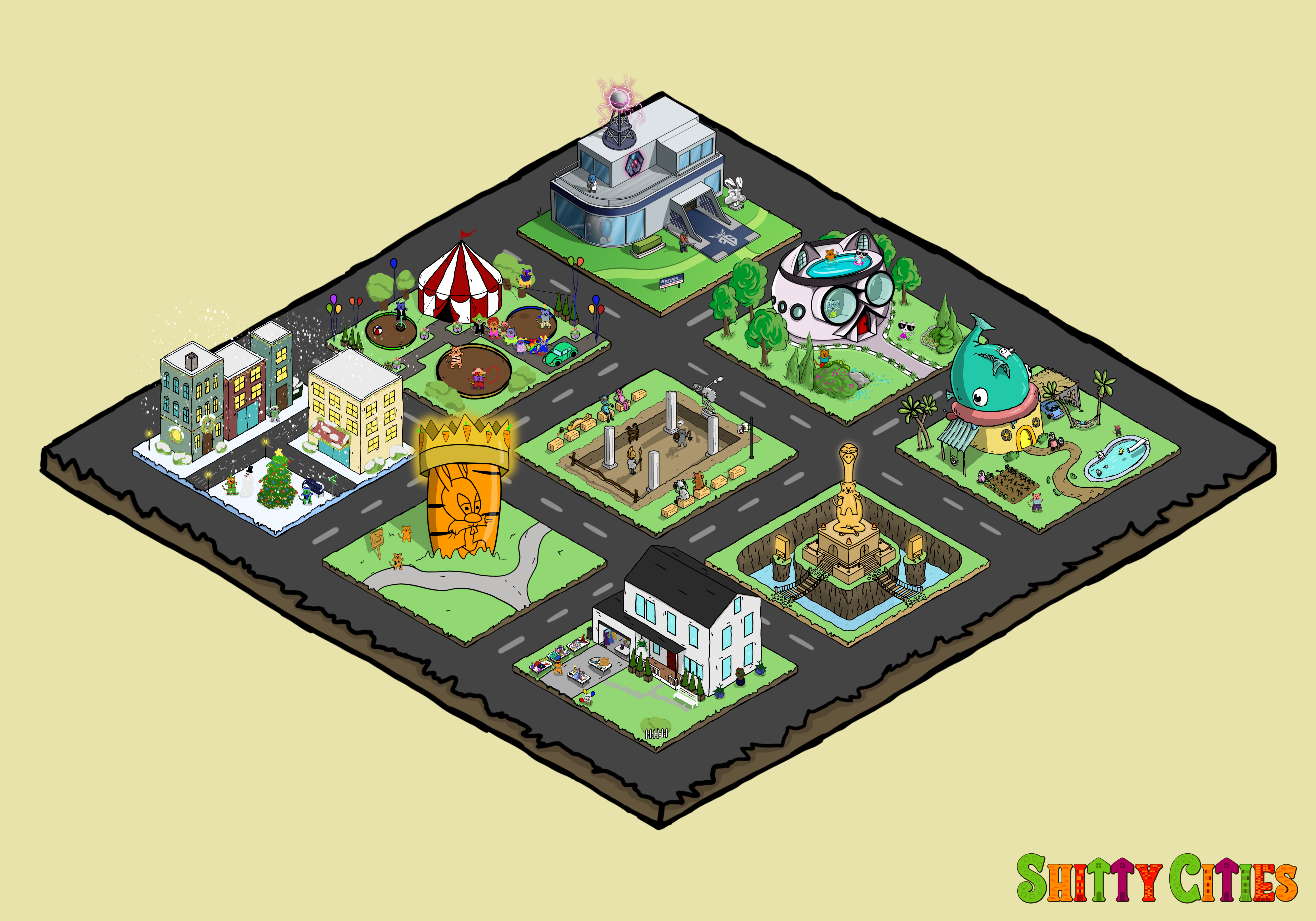 Shitty City #171 NFT on Algorand