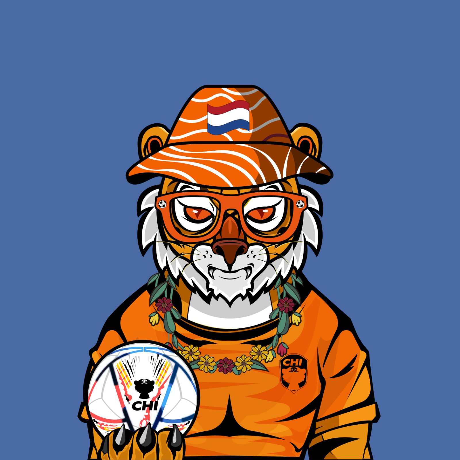 Football TigerChi #1036 NFT on Algorand