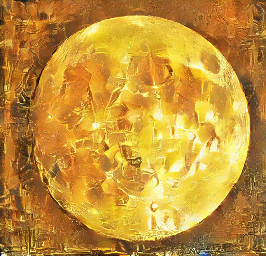 Golden Crypto Moon NFT on Algorand