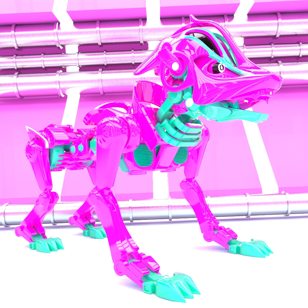Cyborg Dog#52 NFT on Algorand