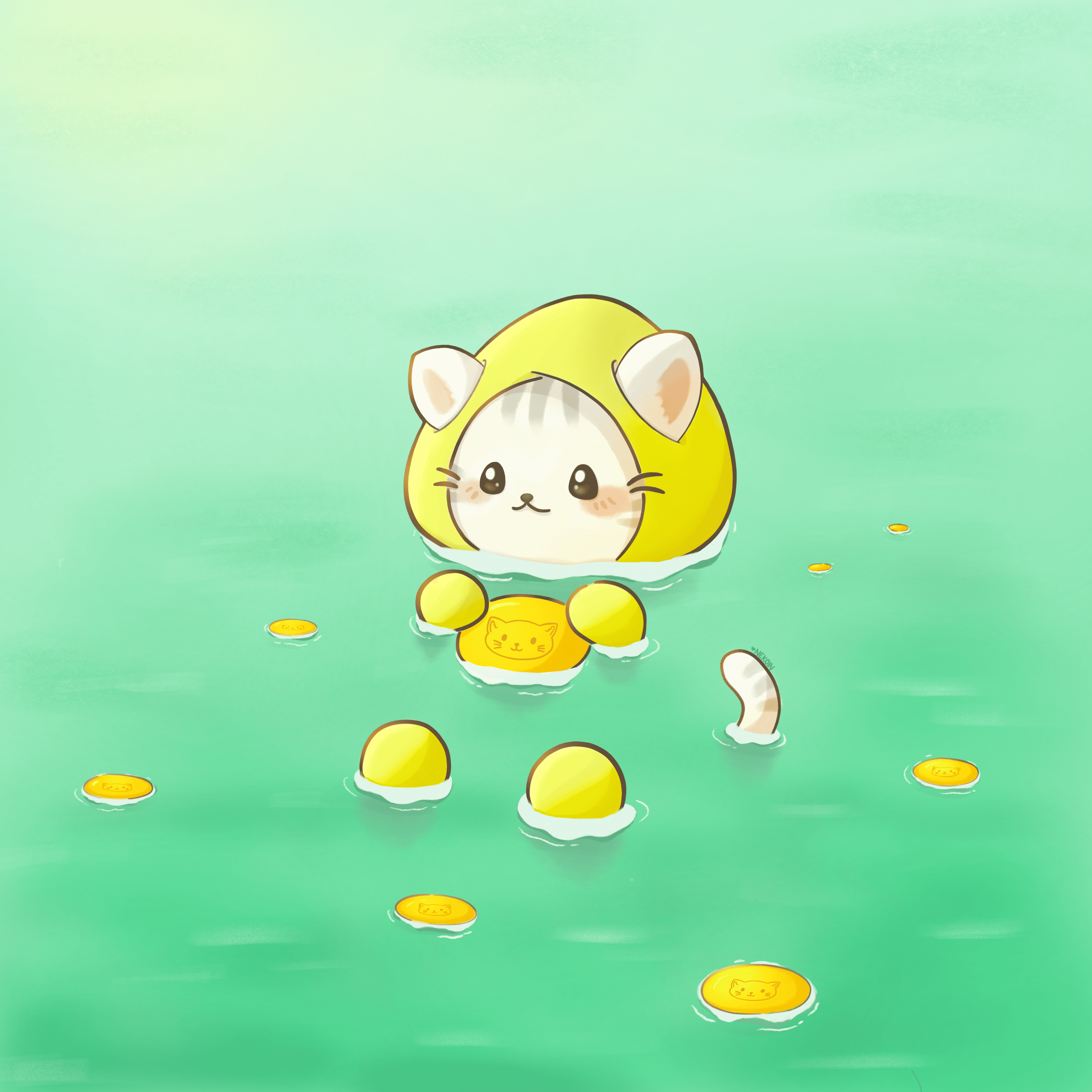NEKOIN Gold LP Hodler NFT on Algorand
