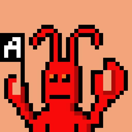 An image of Pixel Lobster #32