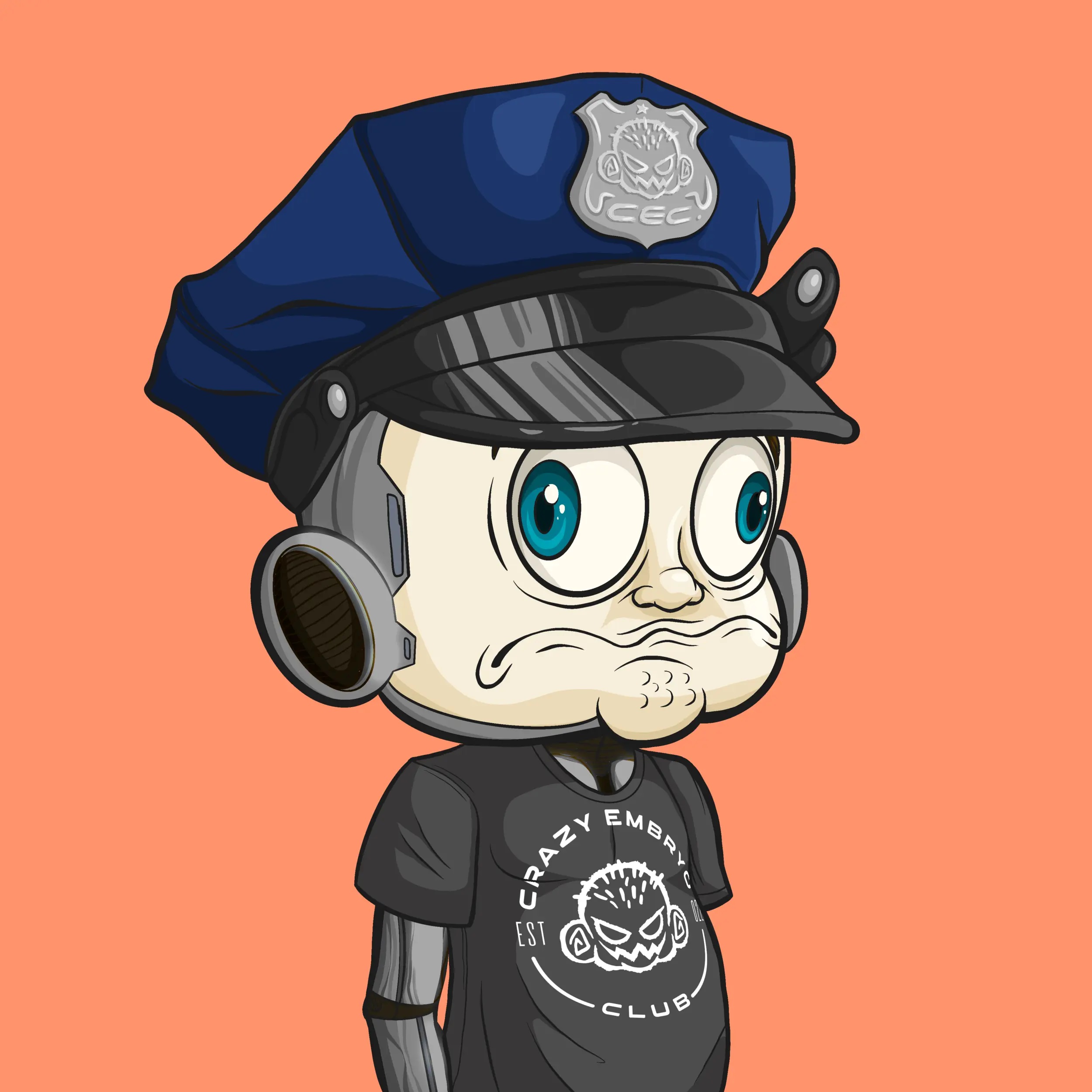 CRAZY COP #6003 NFT on Algorand