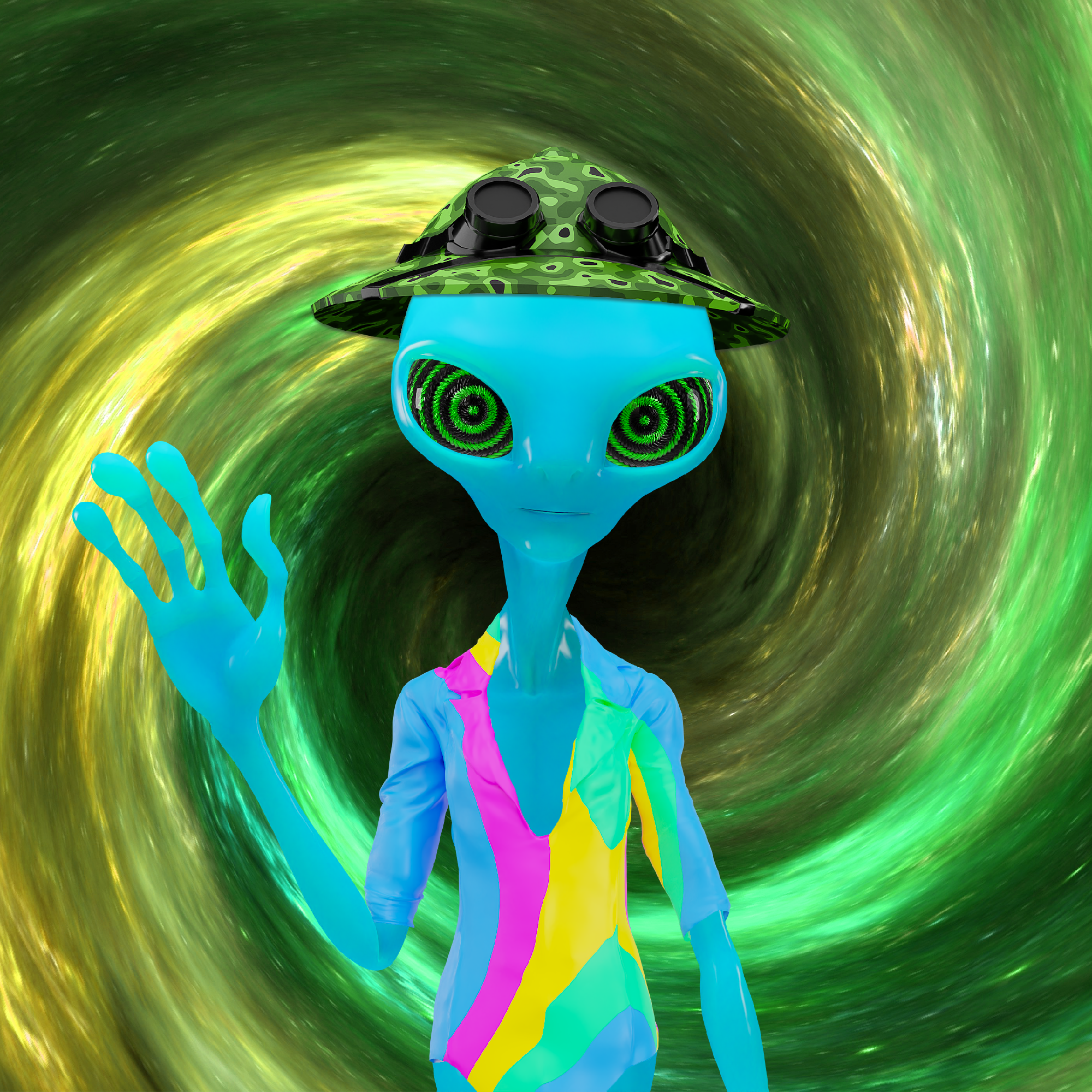 Alien Tourism2601 NFT on Algorand