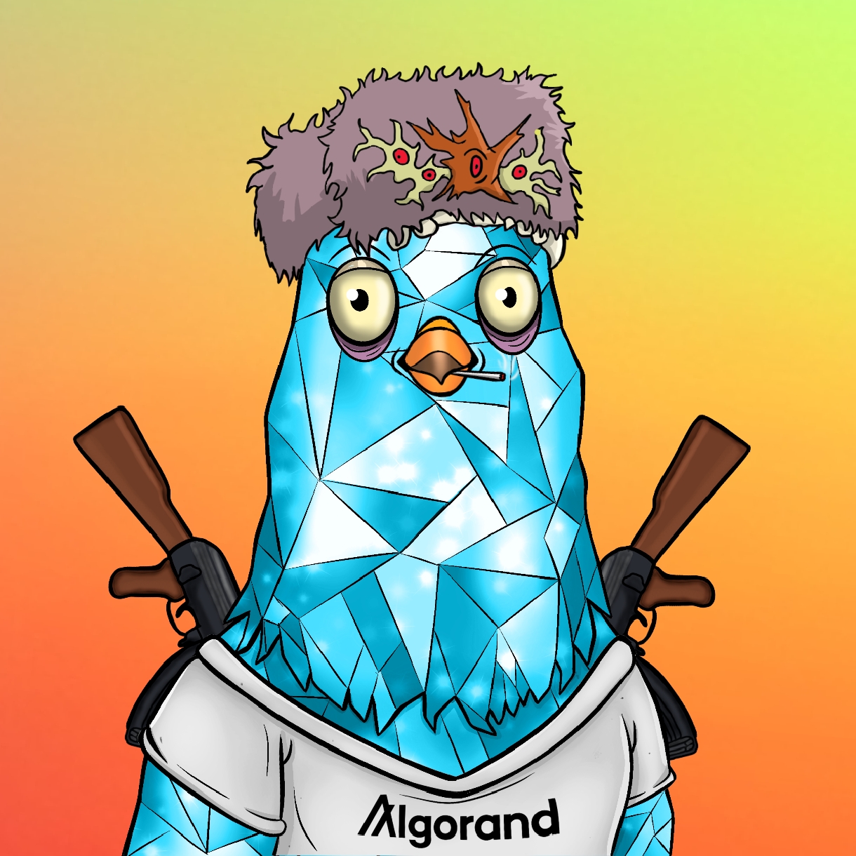 Mutant Ghetto Pigeon #275 NFT on Algorand
