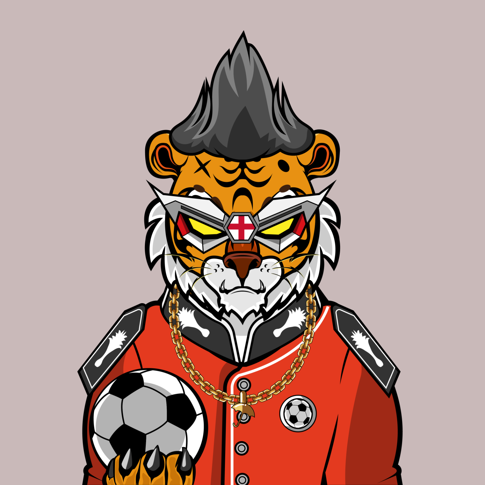 Football TigerChi #1485 NFT on Algorand