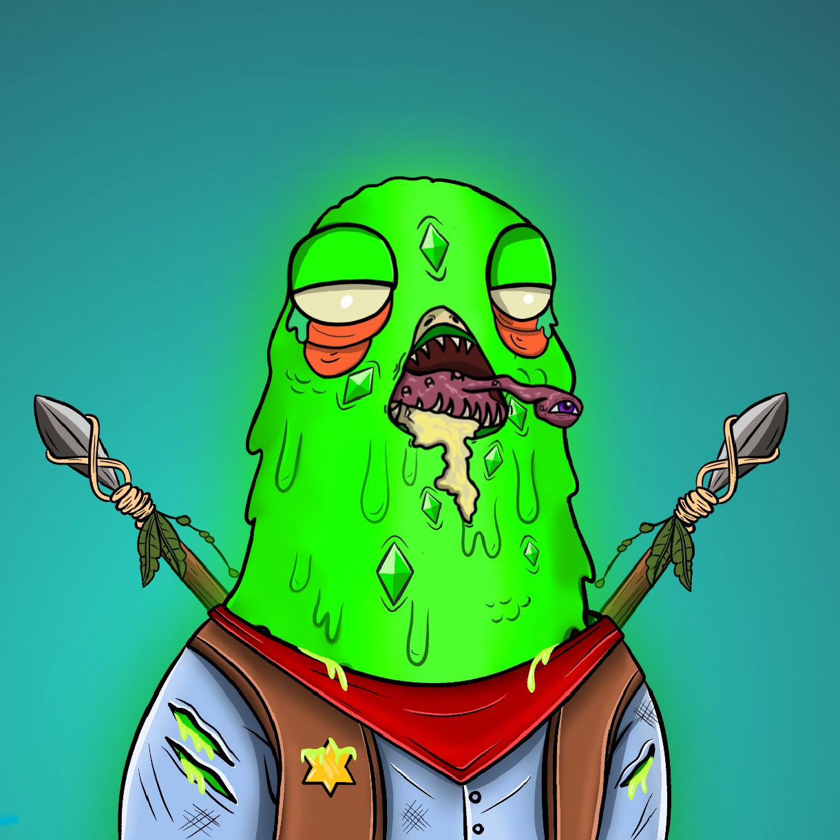 Mutant Ghetto Pigeon #361 NFT on Algorand