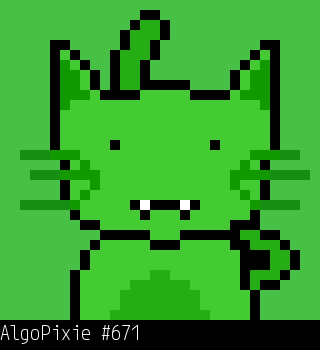Algo Pixie #671 NFT on Algorand
