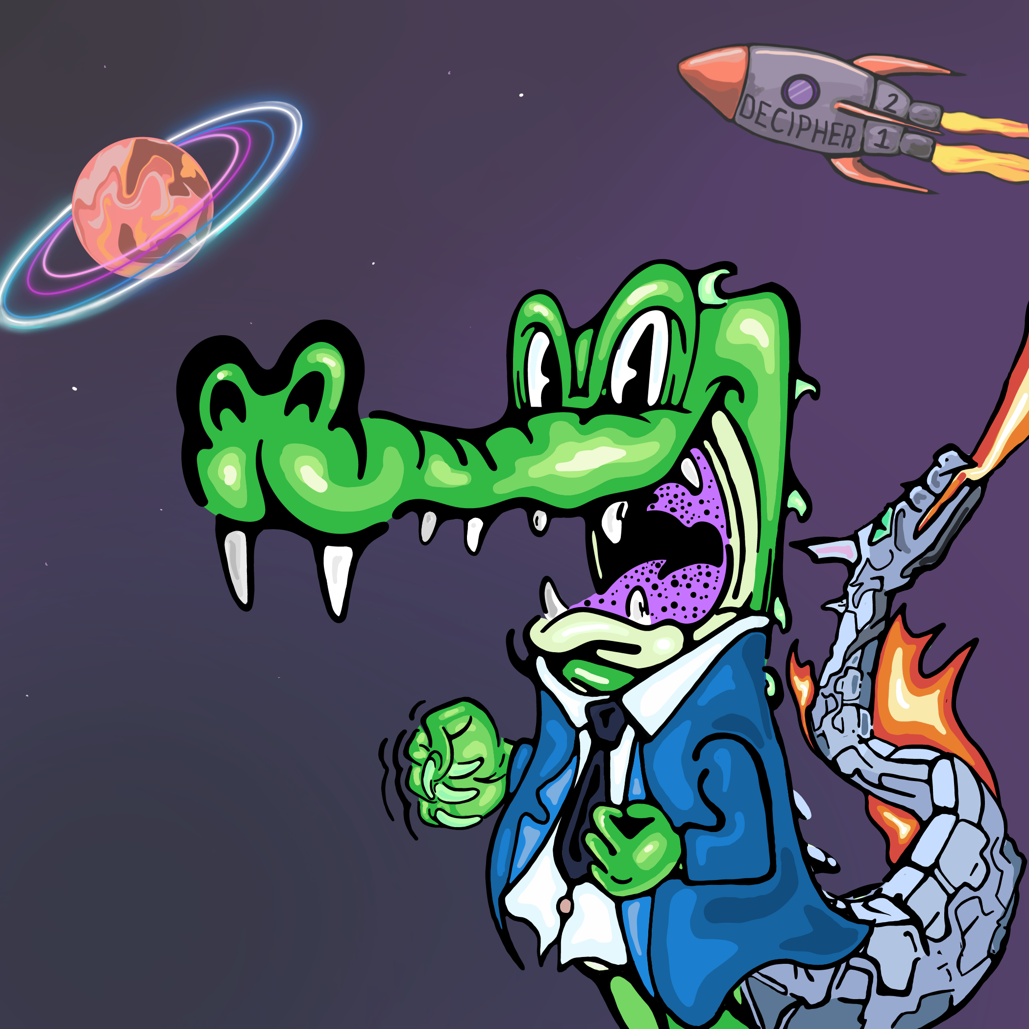 Algo Gator #555 NFT on Algorand