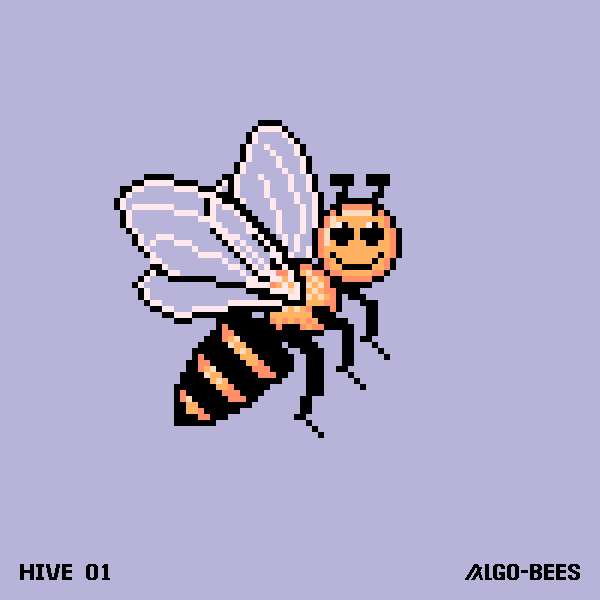 An image of ALGO-BEES H1 #002-04 Smile