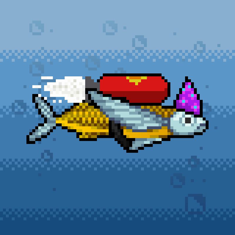 Fighting Fish #644 NFT on Algorand