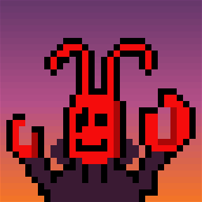 Pixel Lobster #381