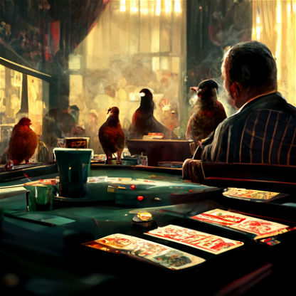 Poker Pigeons