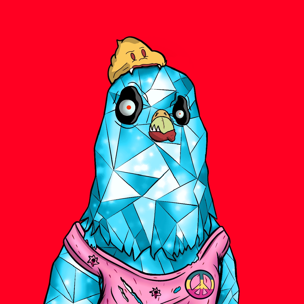 Mutant Ghetto Pigeon #352 NFT on Algorand