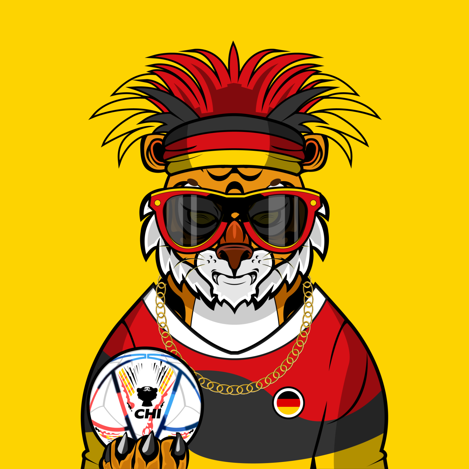 Football TigerChi #1664 NFT on Algorand
