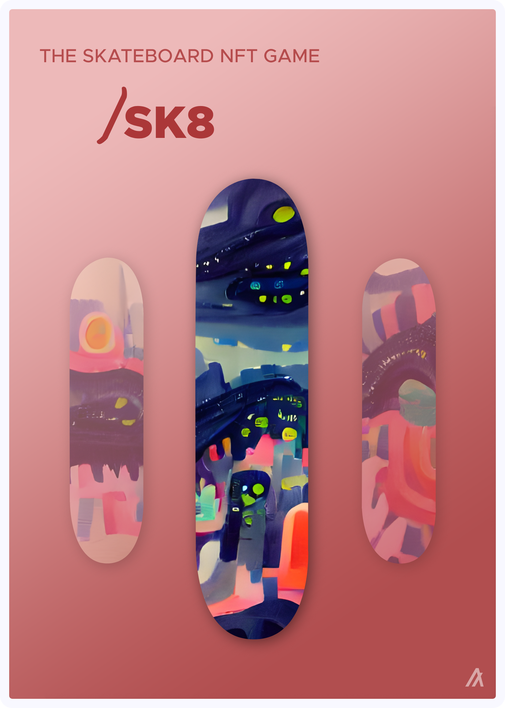 SK8 Deck #197 NFT on Algorand