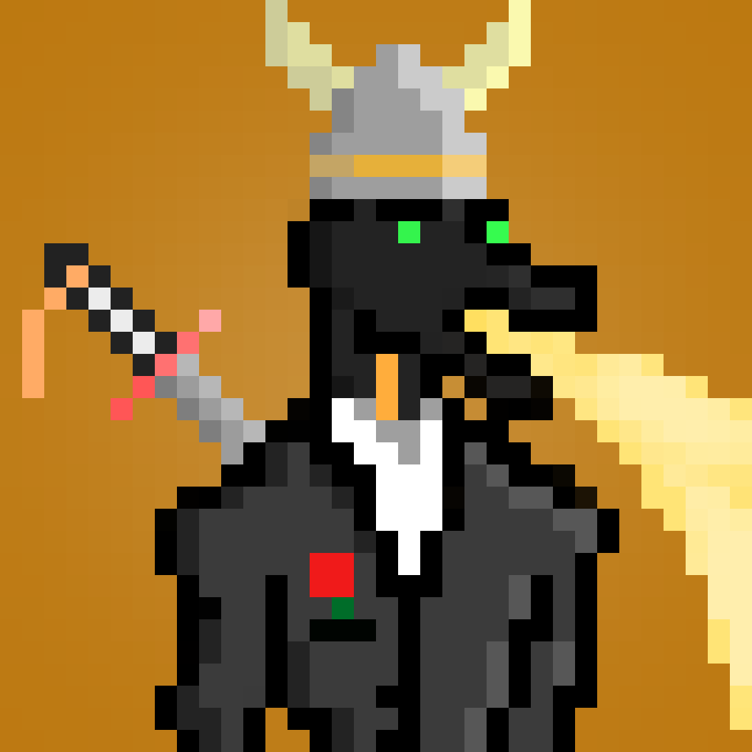 Pixel Dragon: #933 NFT on Algorand