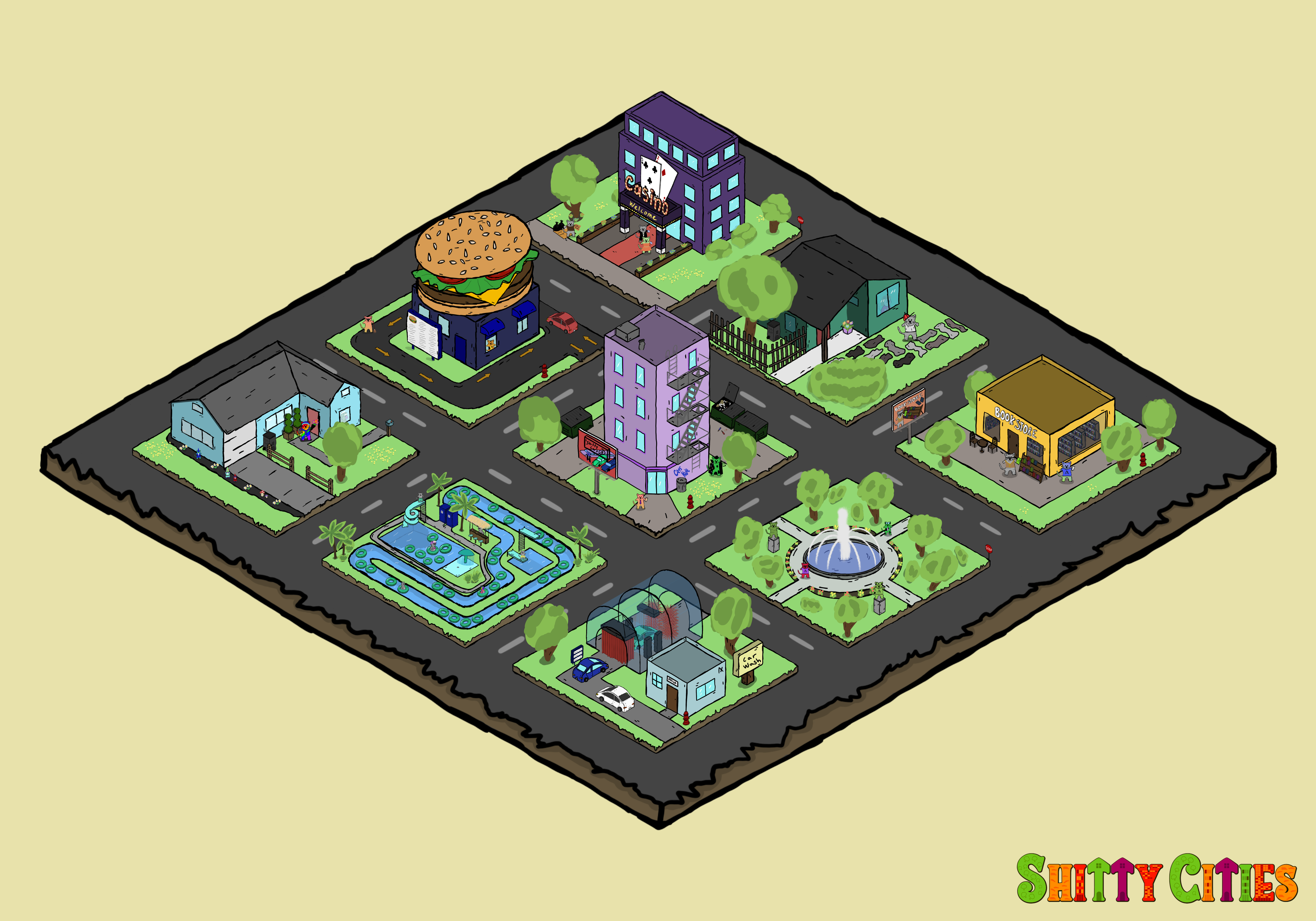 Shitty City #147 NFT on Algorand