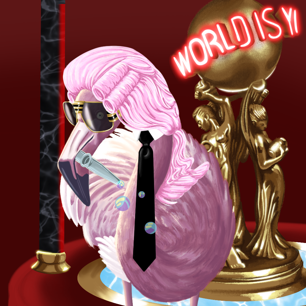 ReallyRichFlamingo #125 NFT on Algorand