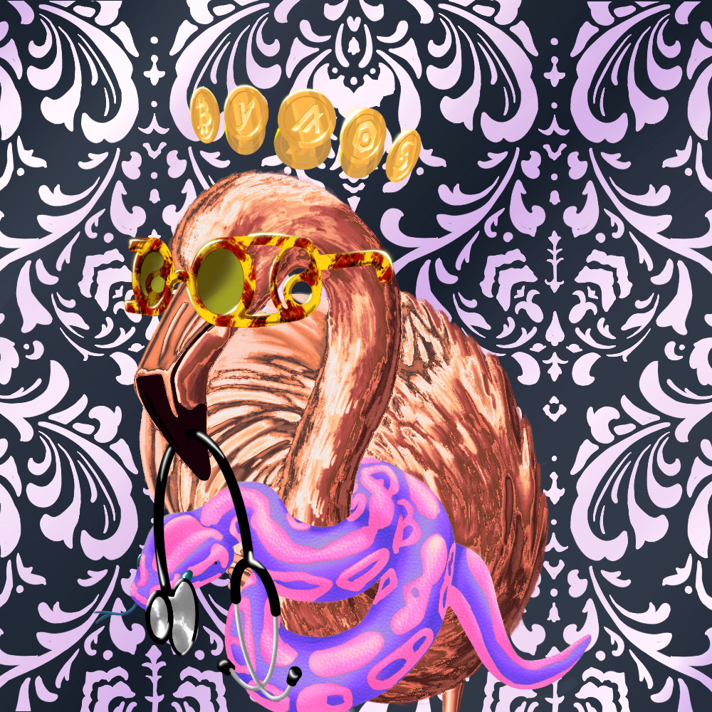 ReallyRichFlamingo #127 NFT on Algorand