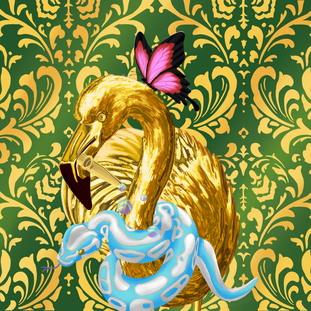 ReallyRichFlamingo #130 NFT on Algorand