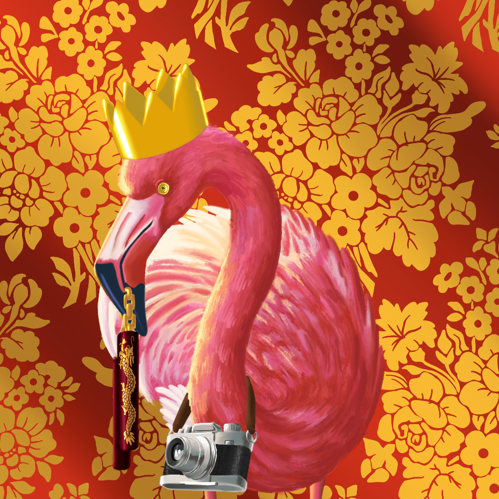 ReallyRichFlamingo #138 NFT on Algorand
