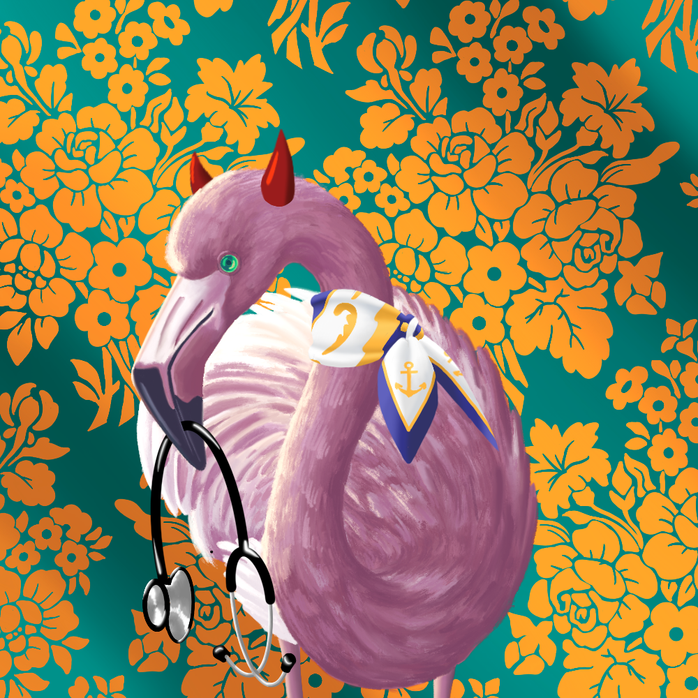 ReallyRichFlamingo #159 NFT on Algorand