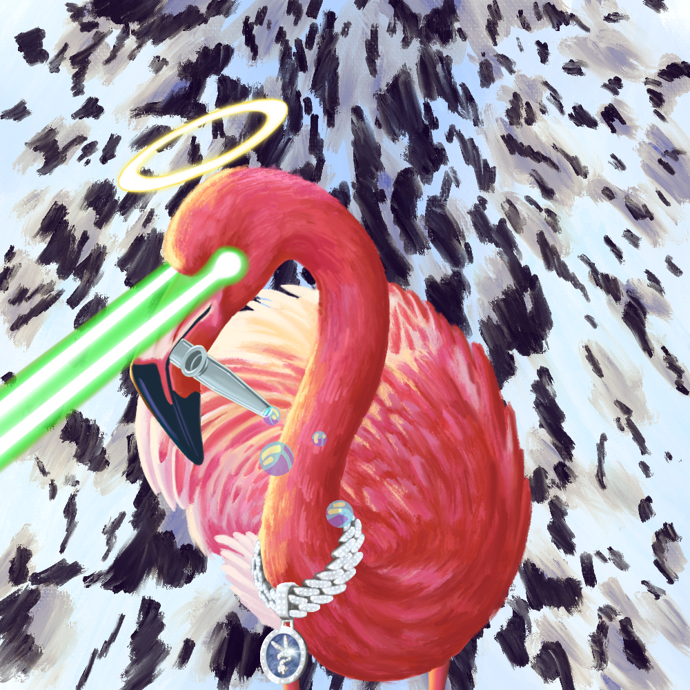 ReallyRichFlamingo #176 NFT on Algorand