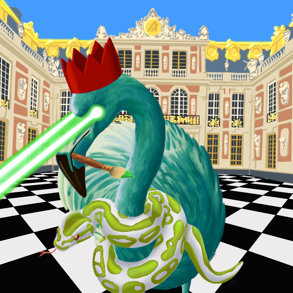 ReallyRichFlamingo #183 NFT on Algorand