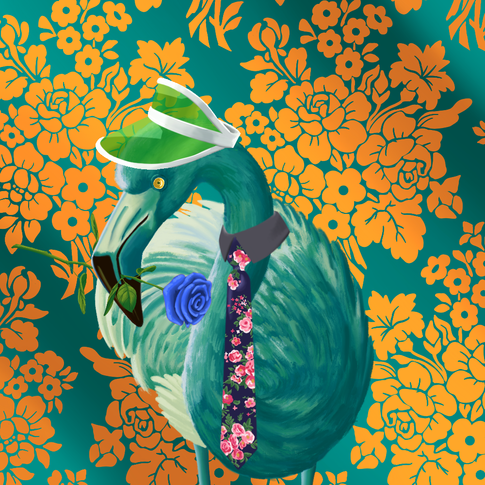 ReallyRichFlamingo #232 NFT on Algorand