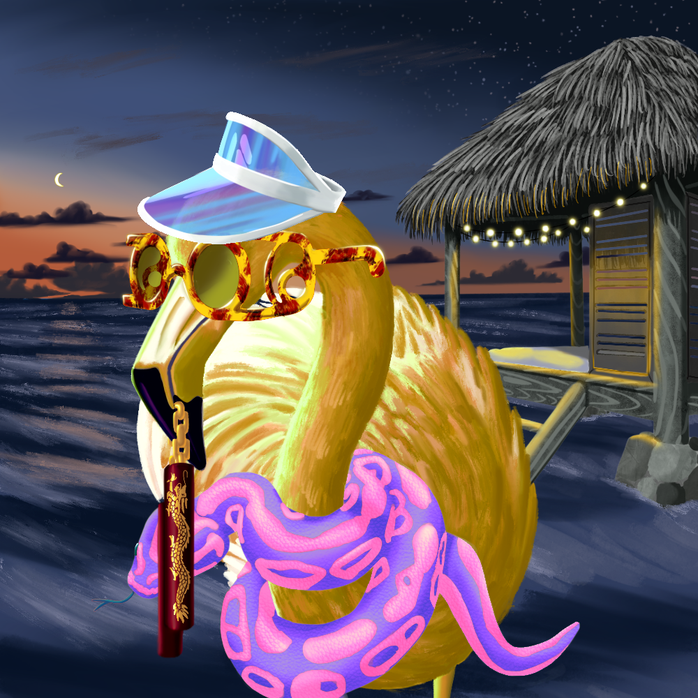 ReallyRichFlamingo #266 NFT on Algorand