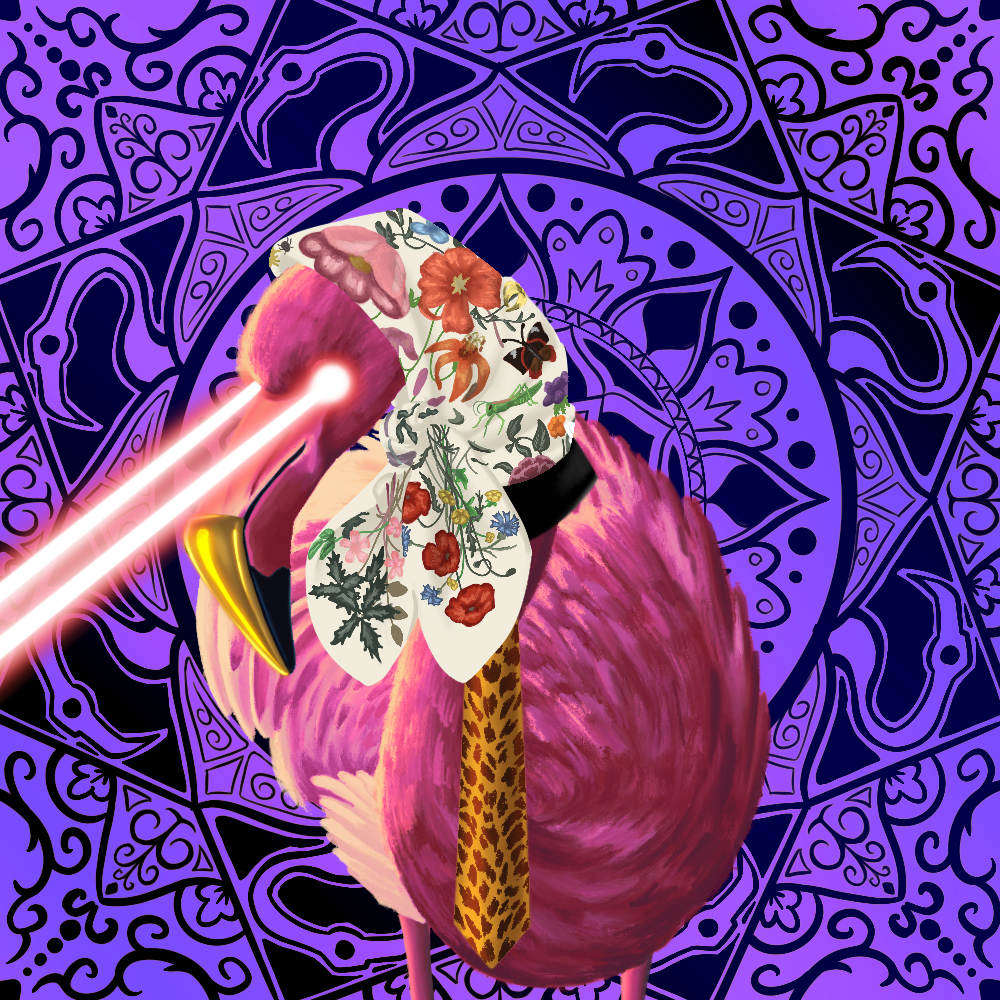 ReallyRichFlamingo #281 NFT on Algorand