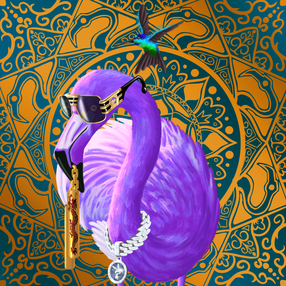 ReallyRichFlamingo #282 NFT on Algorand