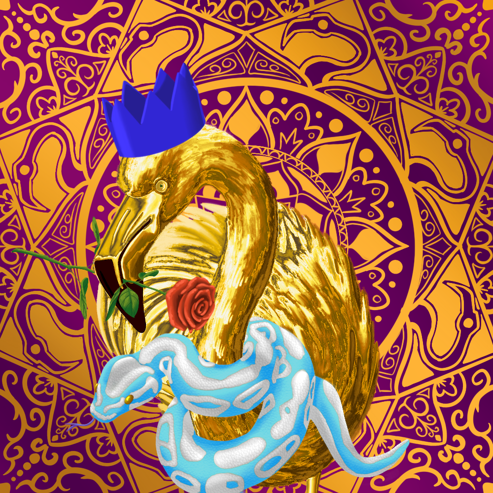 ReallyRichFlamingo #300 NFT on Algorand