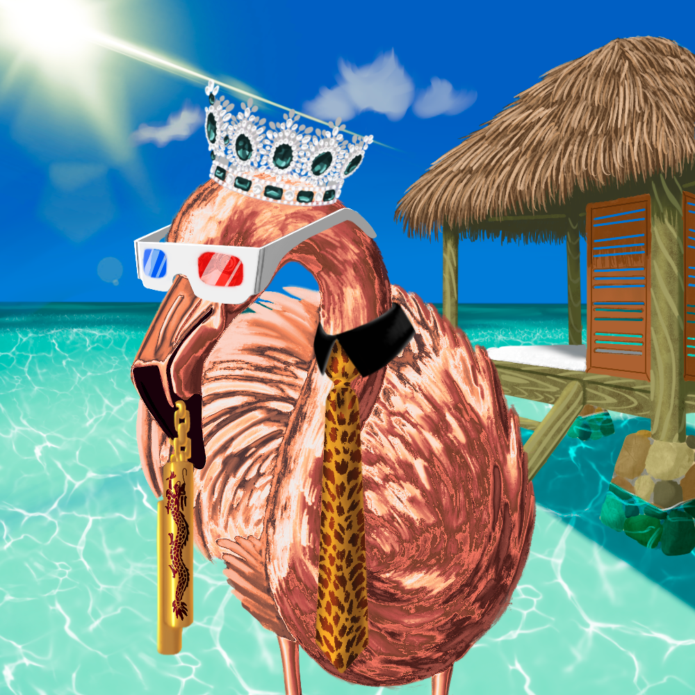 ReallyRichFlamingo #312 NFT on Algorand