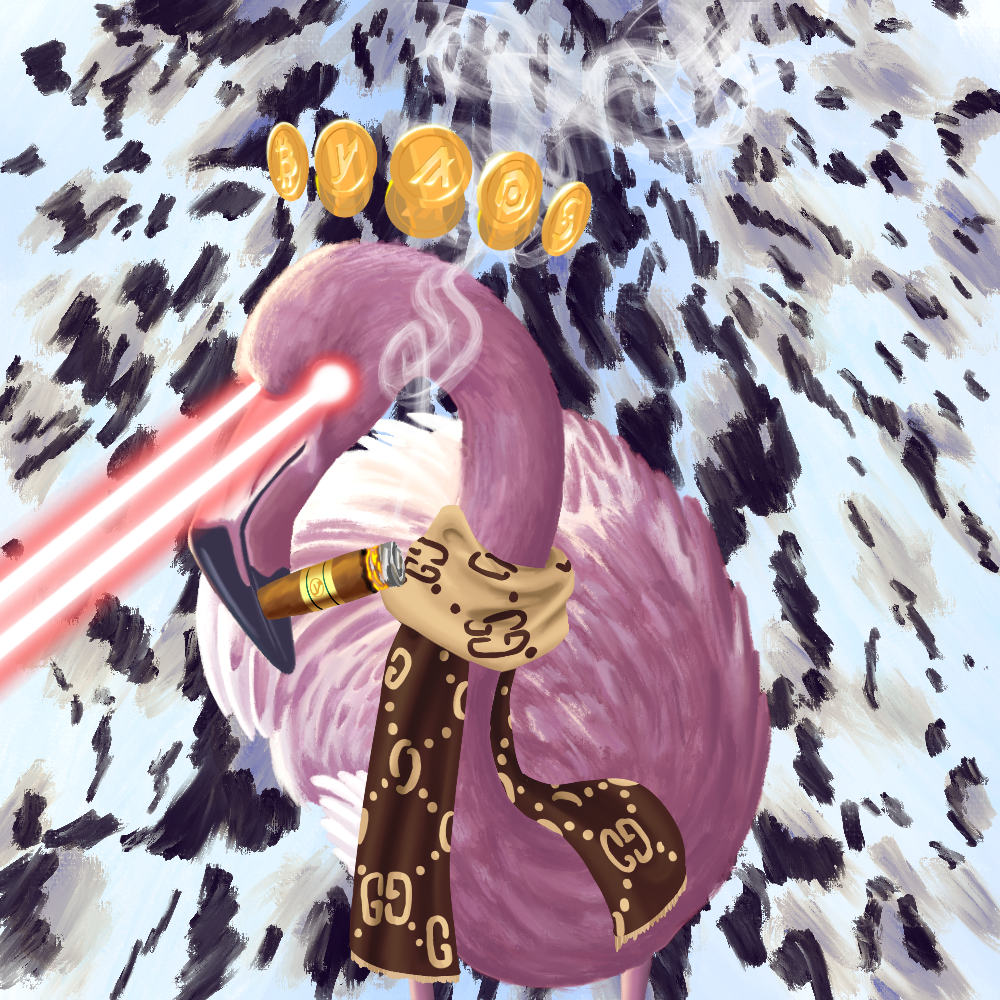 ReallyRichFlamingo #323 NFT on Algorand