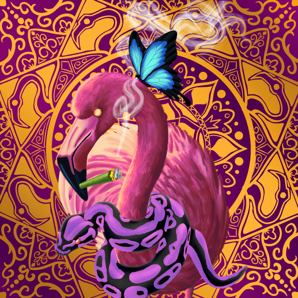 ReallyRichFlamingo #332 NFT on Algorand