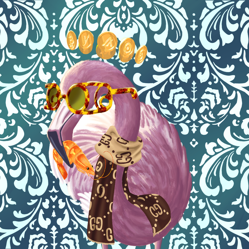 ReallyRichFlamingo #344 NFT on Algorand